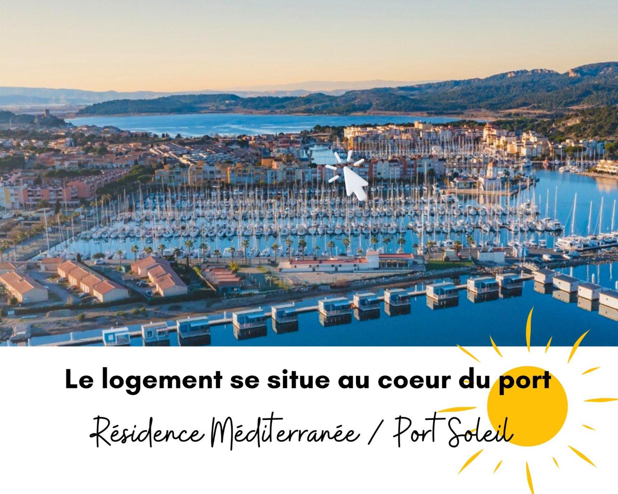 L'Eden - Vue Magnifique Sur Le Port, Les Chalets & La Mer - Gruissan Ngoại thất bức ảnh