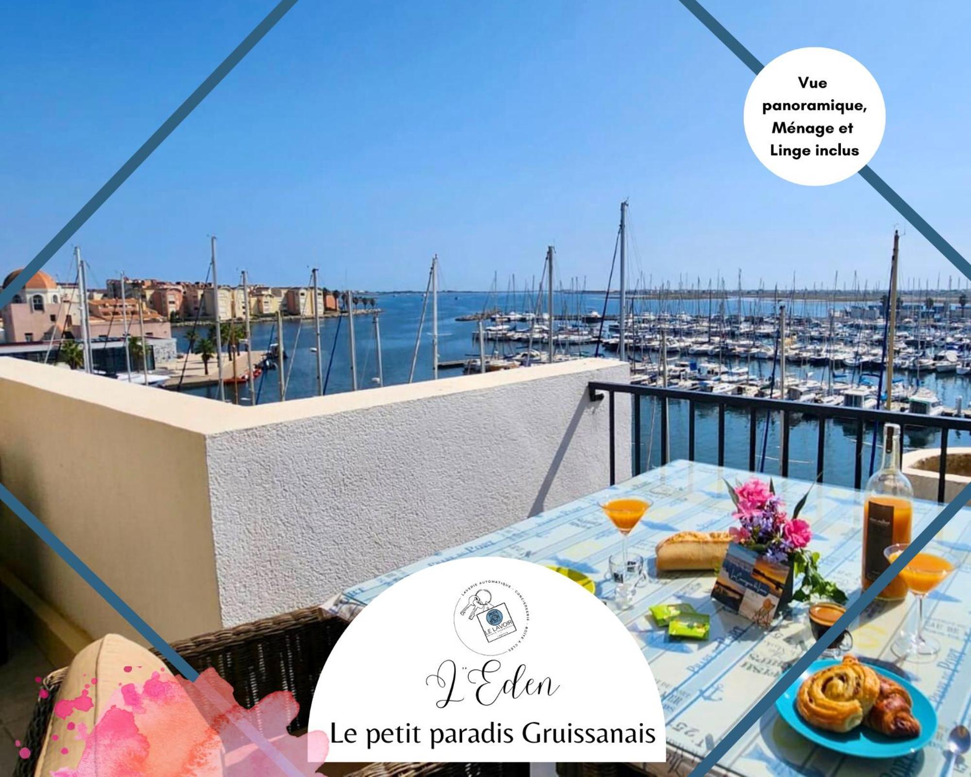 L'Eden - Vue Magnifique Sur Le Port, Les Chalets & La Mer - Gruissan Ngoại thất bức ảnh